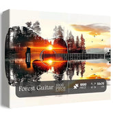 Puzzle de guitare forestier Puzzle 1000 pièces