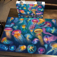 Puzzle de cuillère de méduse magique 1000 pièces