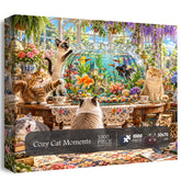 Cozy Cat Moments Jigsaw Puzzle 1000 Pieces