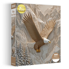 Puzzle Ailes sur les pics 1000 pièces