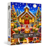 Christmas Gnome Village Jigsaw Puzzle 1000 Piece