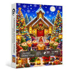 Christmas Gnome Village Jigsaw Puzzle 1000 Piece