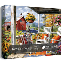 Lazy Day Cottage Jigsaw Puzzle 1000 Pieces