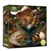 Mushroom Teacup Jigsaw Puzzle 1000 Pieces