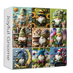 Joyful Gnome Jigsaw Puzzle 1000 Pieces
