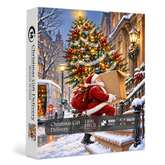 ️Christmas Gift Delivery Jigsaw Puzzle 1000 Pieces