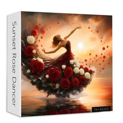 Sunset Rose Dancer Jigsaw Puzzle 1000 Pieces