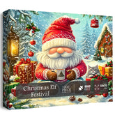 Christmas Elf Festival Jigsaw Puzzle 1000 Pieces