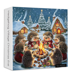 Hedgehog Village Christmas Eve Jigsaw Puzzle 1000 Pieces