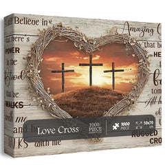 Love Cross Jigsaw Puzzle 1000 Pieces