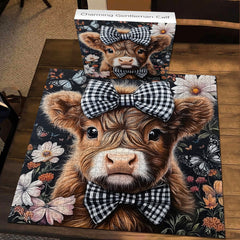 Charmanter Gentleman -Kalb -Puzzles 1000 Stücke
