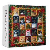 Chats de Noël puzzle 1000 pièces