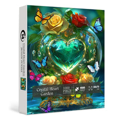 Crystal Heart Garden Jigsaw Puzzle 1000 Pieces