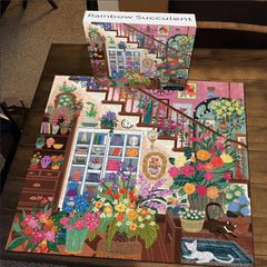 Blumenlounge Puzzle 1000 Stücke