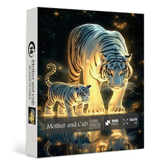 Mother and Cub Jigsaw Puzzles 1000 Pieces