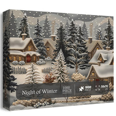 Night of Winter Jigsaw Puzzle 1000 Pieces