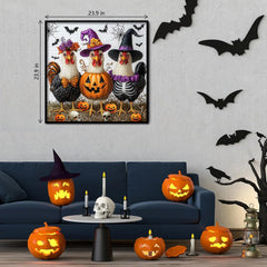 Halloween Trickster Chickens Jigsaw Puzzle 1000 Pieces