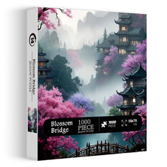 Blossom Bridge Jigsaw Puzzle 1000 Pieces