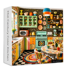 Mid-Century Color Kitchen Jigsaw Puzzle 1000 Piece