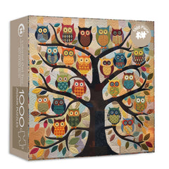Colorful Owl Tree Jigsaw Puzzle 1000 Pieces