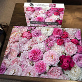 Rosa Rose Blumenprozzel Puzzle 1000 Stücke