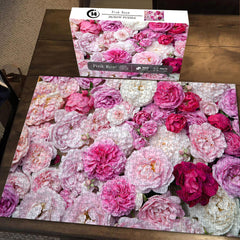 Rosa Rose Blumenprozzel Puzzle 1000 Stücke