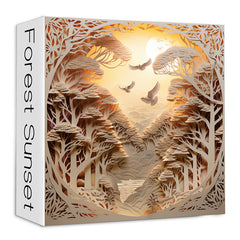 Forest Sunset Puzzle 1000 pièces 1000 pièces