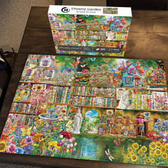 Verträumte Garten -Puzzles 1000 Stücke