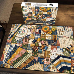 Retro Sewing Craft Jigsaw Puzzle 1000 Piece