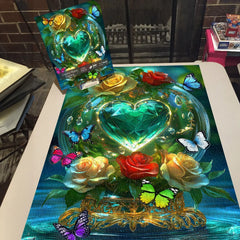 Crystal Heart Garden Jigsaw Puzzle 1000 Pieces