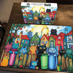 Vitalität Cat Street Puzzle 1000 Stücke