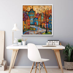 Colorful Town Jigsaw Puzzle 1000 Pieces