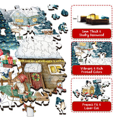 Weihnachtsdorf Puzzle 477 Stücke