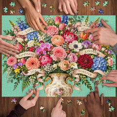 Floral Blessings Jigsaw Puzzle 1000 Pieces