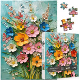 Fleurs de printemps danse puzzle 1000 pièces