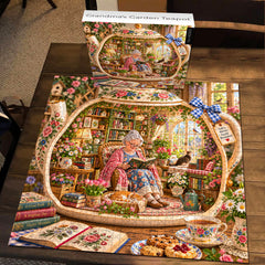 Grandma’s Garden Teapot Jigsaw Puzzle 1000 Piece