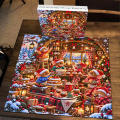 Christmas Mouse Bakery Jigsaw Puzzle 1000 Piece