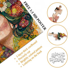 Mosaic Nymph Jigsaw Puzzle 1000 Pieces