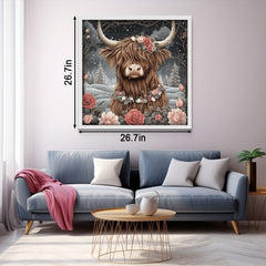 Highland Cow Serenity Puzzles 1000 Stücke