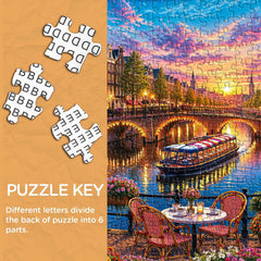 Canal Glow Jigsaw Puzzle 1000 Pieces