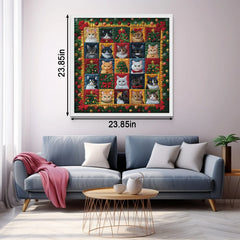 Chats de Noël puzzle 1000 pièces