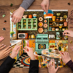 Mid-Century Color Kitchen Jigsaw Puzzle 1000 Piece