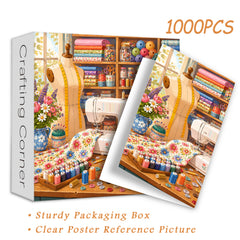 Crafting Corner Jigsaw Puzzle 1000 Piece