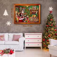Weihnachtsgegner Cottage Advent Kalender Puzzle 1000 Stücke
