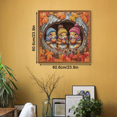 Squirrel's Autumn Gathering Puzzle 1000 Pièces