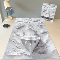 Weißes Kriegsschiff Puzzle 1000 Stücke