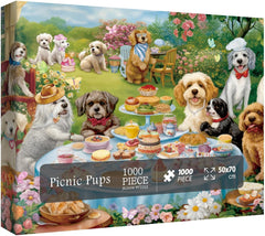 Picknickwelpen Puzzles 1000 Stücke