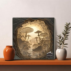 Puzzle de puzzle de la forêt de champignons 1000 pièces