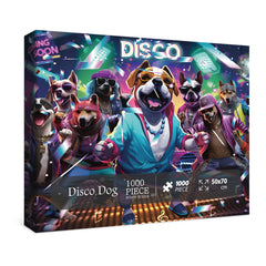 Disco -Hundesaw -Puzzle 1000 Stücke