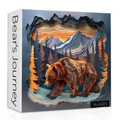 Puzzle de la puzzle de Bear's Journey 1000 pièces